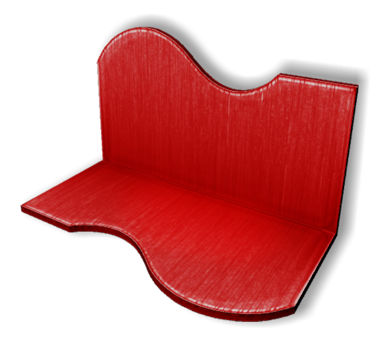 Display For Shop ( H5-W10-D5 ) - Red - Collision Mesh