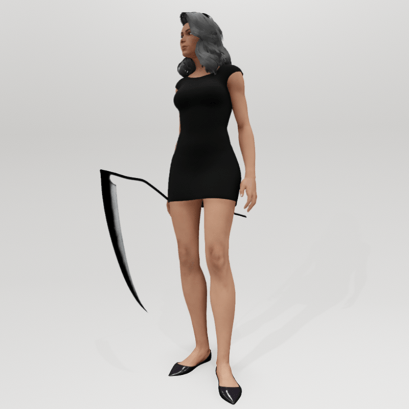Scythe - Female - Black
