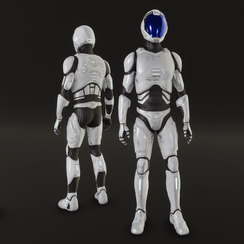 Space suit NC 2020 white