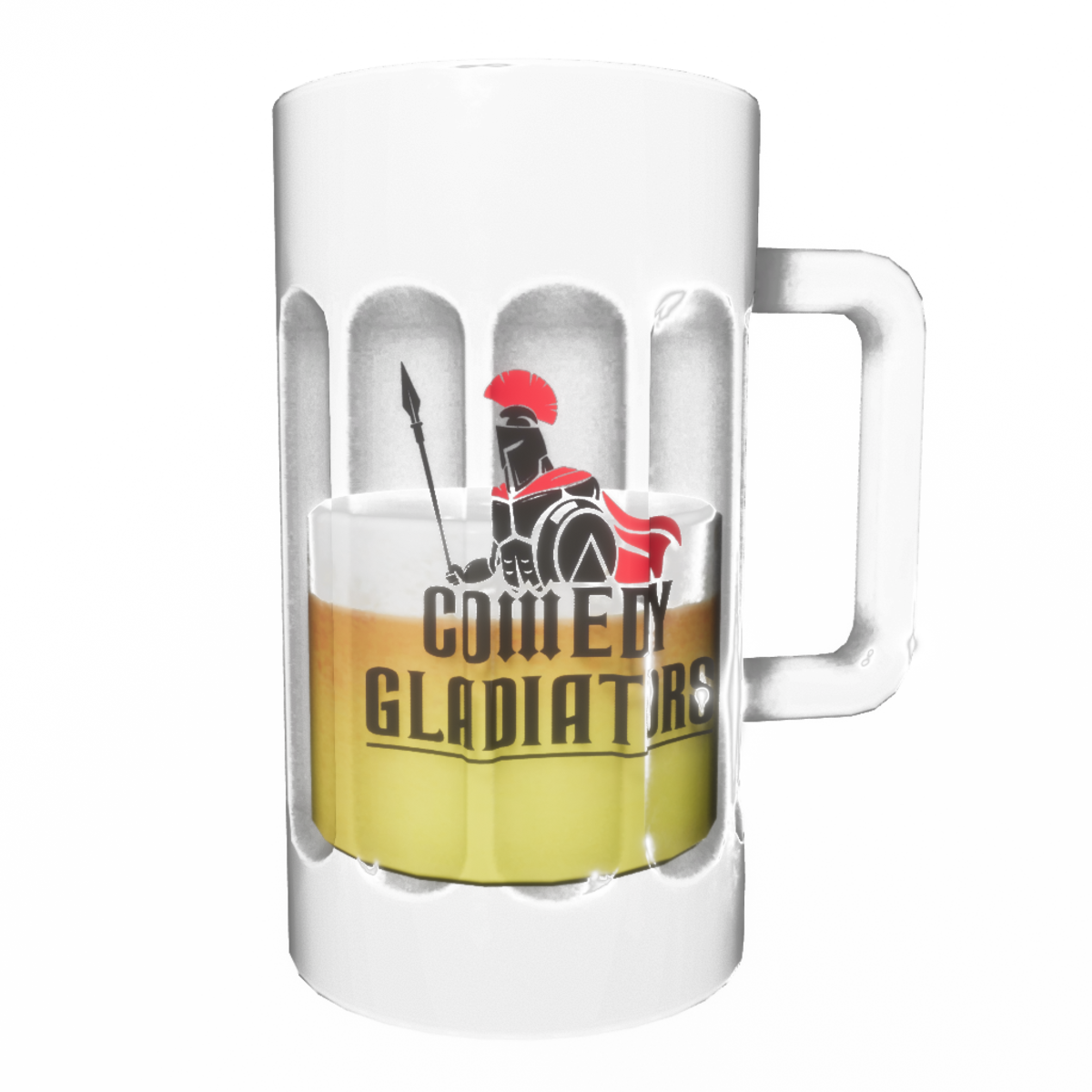 Comedy Gladiators - Beer Mug - Female