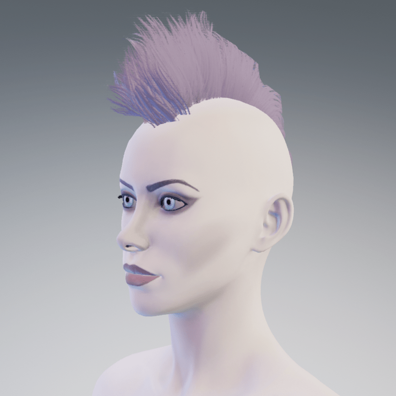 Female Hair 03 - Tintable