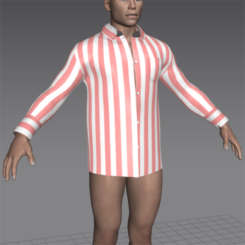 beach boys striped longsleeve-- pink