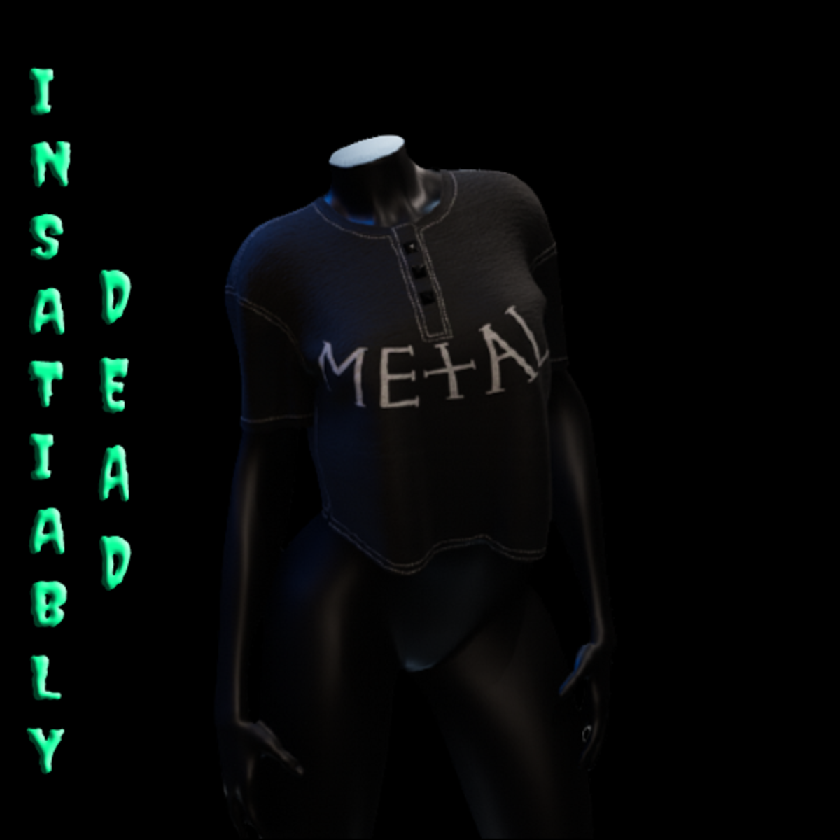 Metal Buttoned Crop Top 6