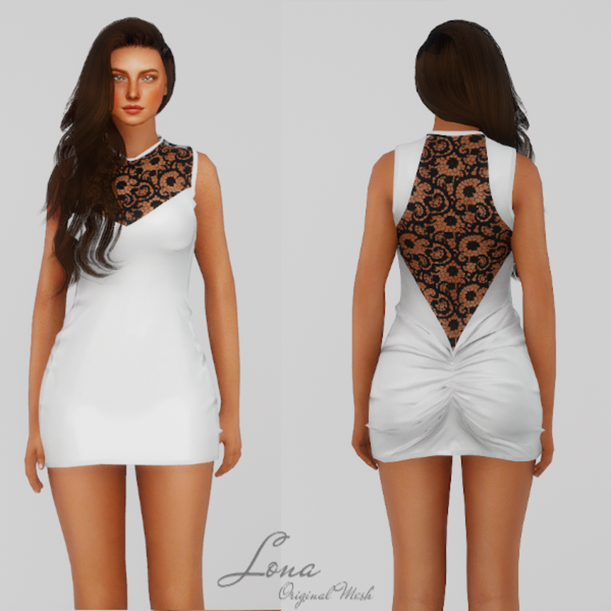 Spoil Me Lace Dress - White