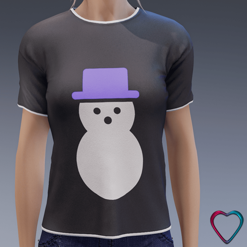 Women TeeShirt - Snowman
