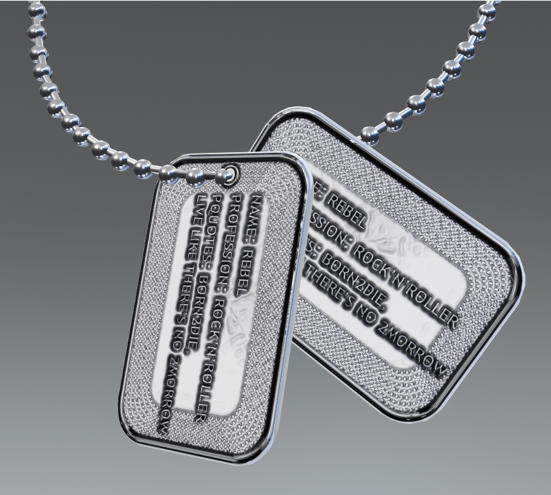 Dog-tags Glow Blingy