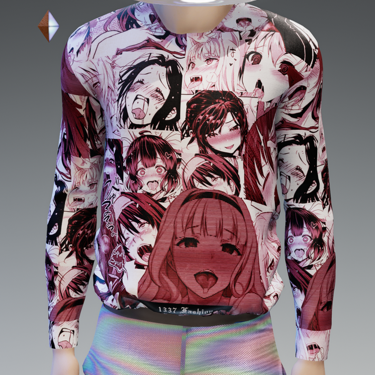 Red Tint Ahegao Sweatshirt