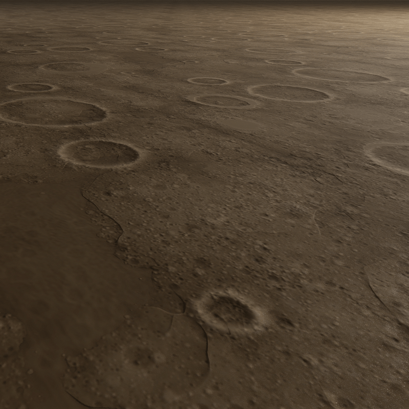 Moon Crater Floor