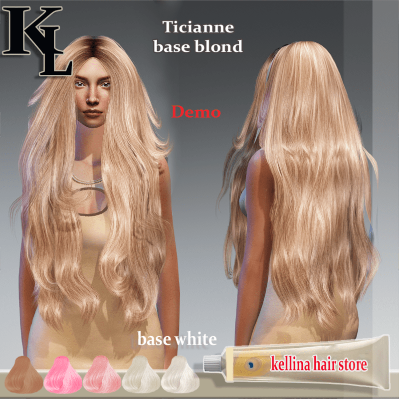ticianne -base blond-demo-perfect rigged.