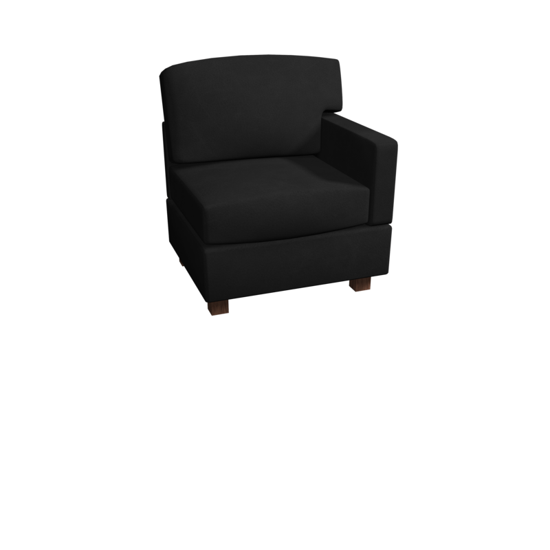 Couch (Right Black)