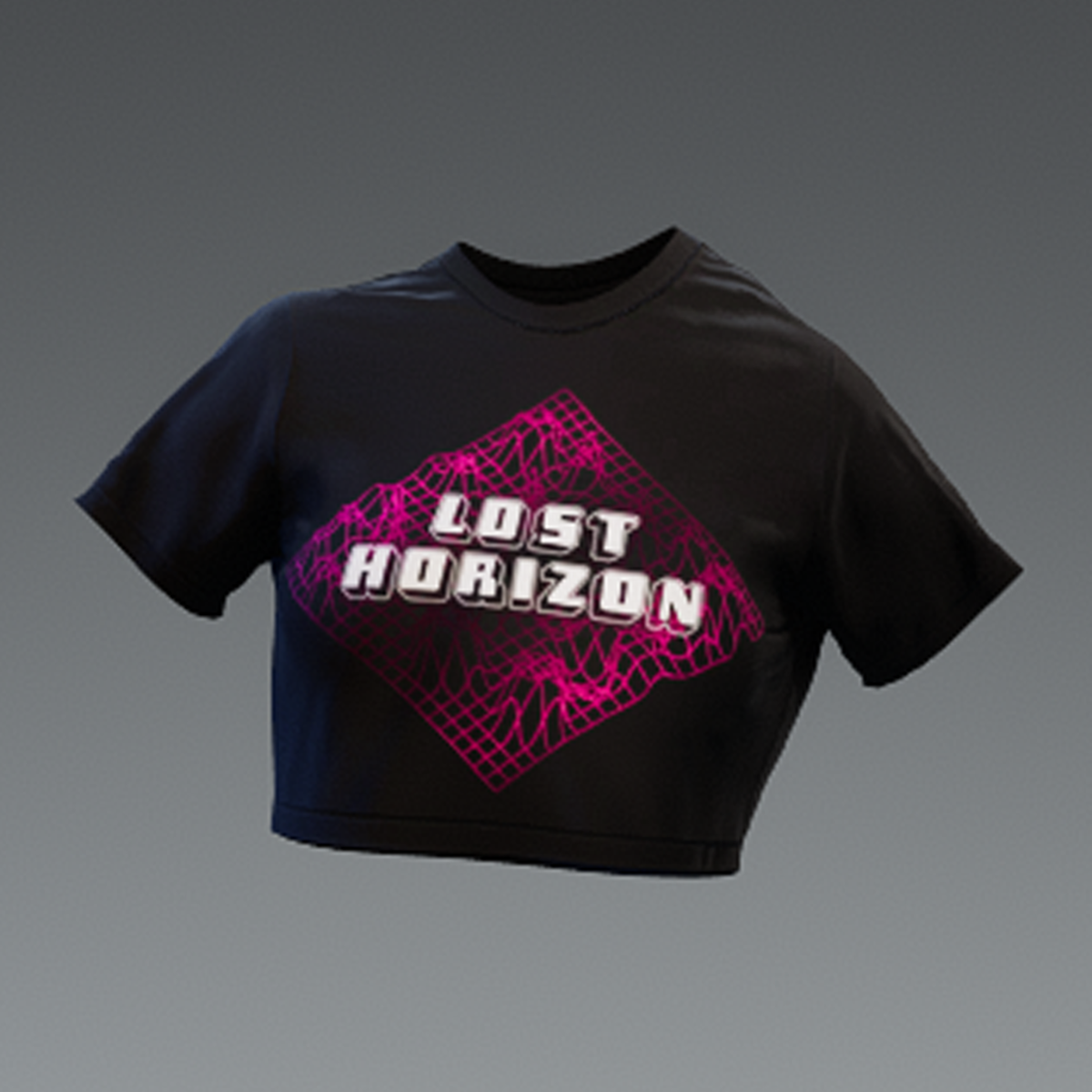OG Unisex Lost Horizon Pink Logo Croptop
