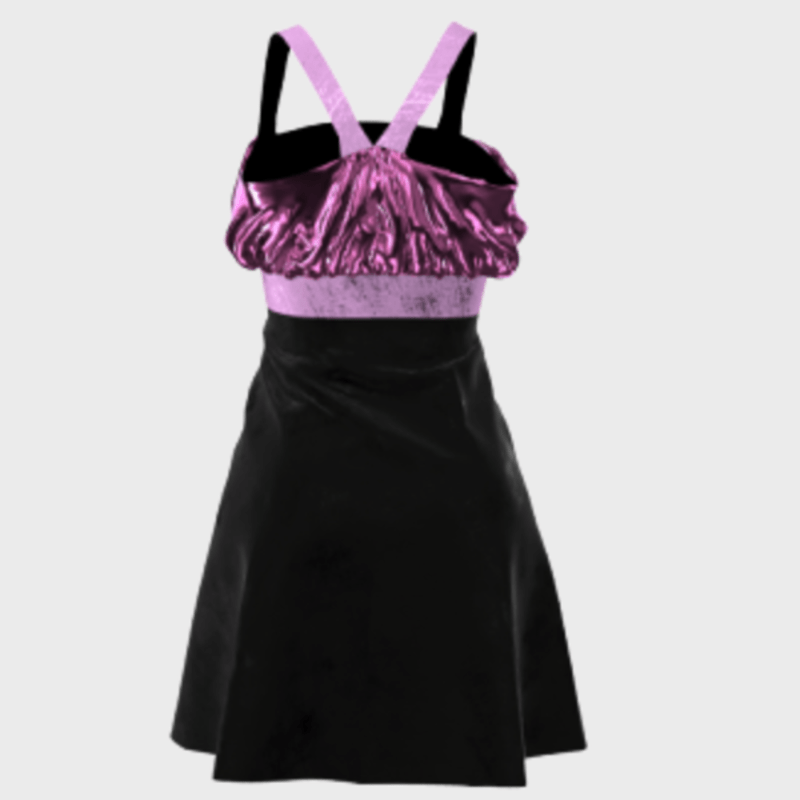 Ladies Mini Raffle Evening Dress (Pink) Limted Edition