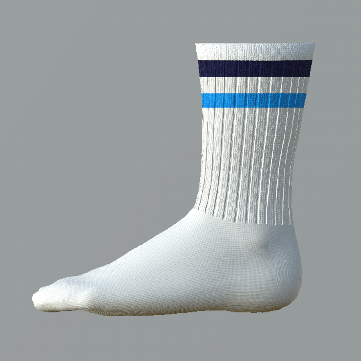 Tennis-Socks retro blue-blue_man