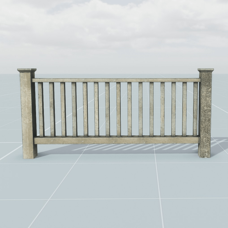 Wood Railing 1