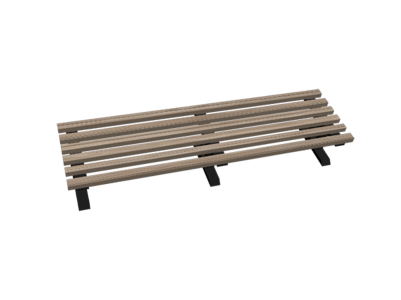 Simple Wood Bench w/ colision