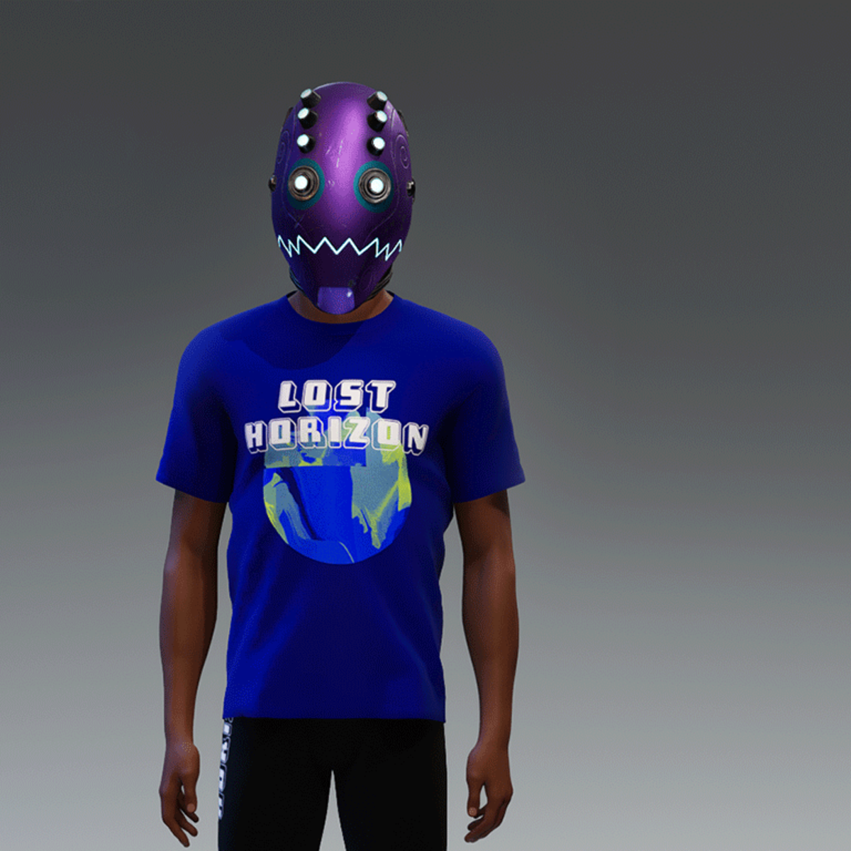 BLUE LH2 logo T-Shirt