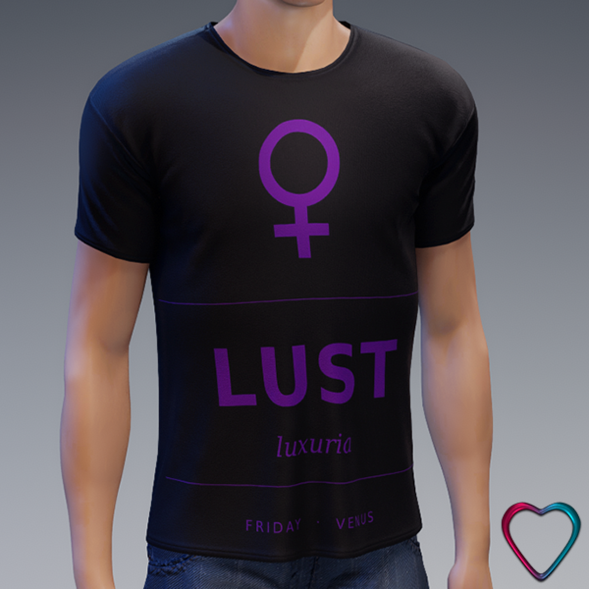 Men TeeShirt - 7 Deadly Sins - Lust