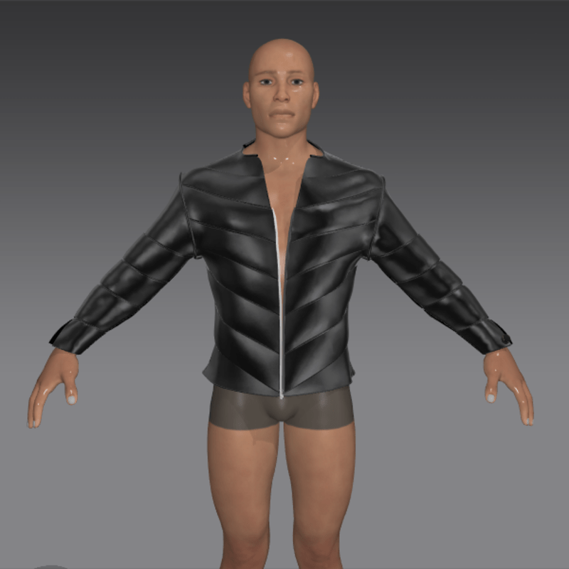 black leather biker jacket