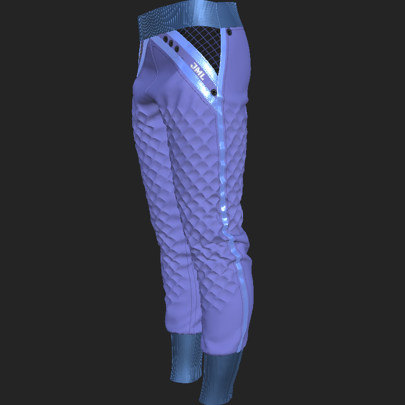 RABAH PANTS_ EMISSIVE LIGHT BLUE