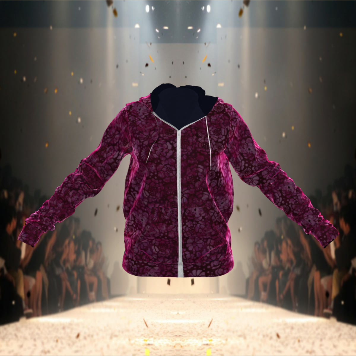 Purple Velvet Hoodie