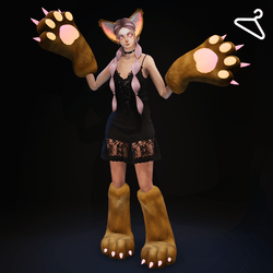 Cat Paw Combo - Ginger Tabby [Rainbow Emissive]