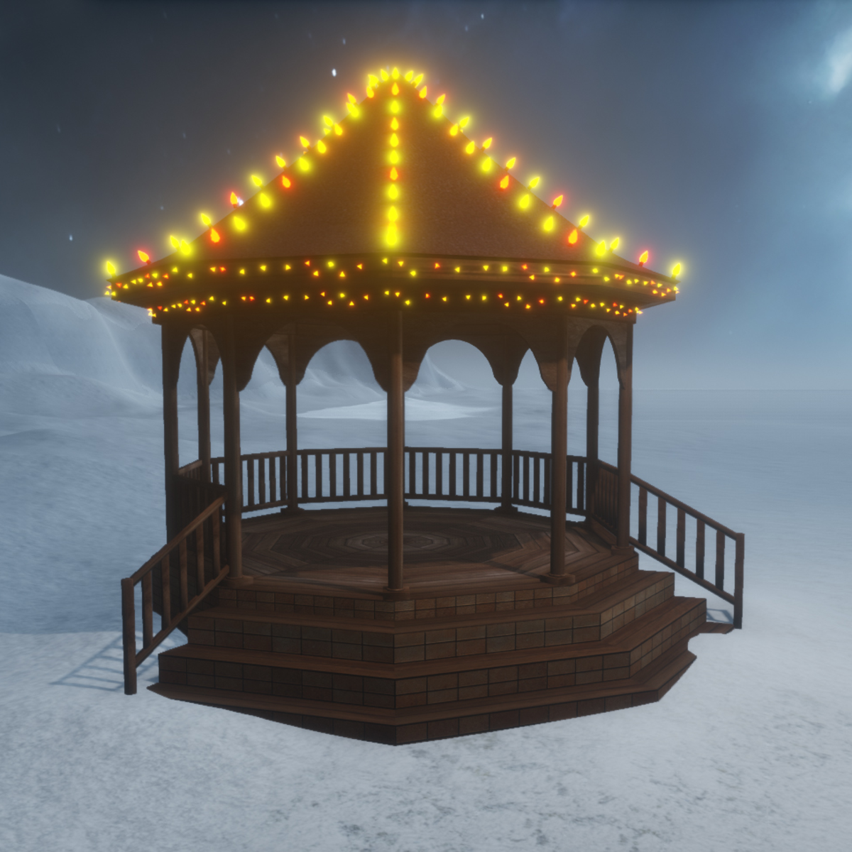 Christmas gazebo