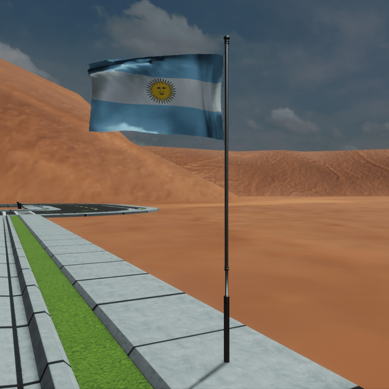 TKA Animated flag Argentina