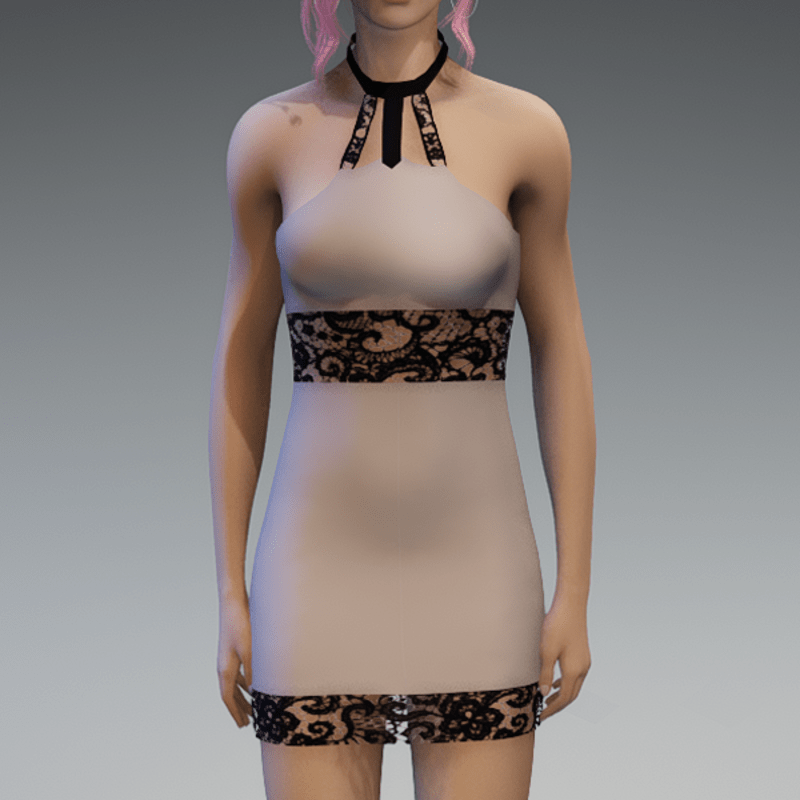 Nudetone Lace Partydress V2