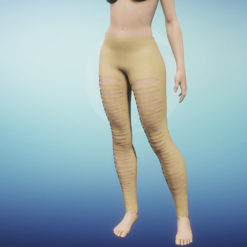 leggins with holes sand