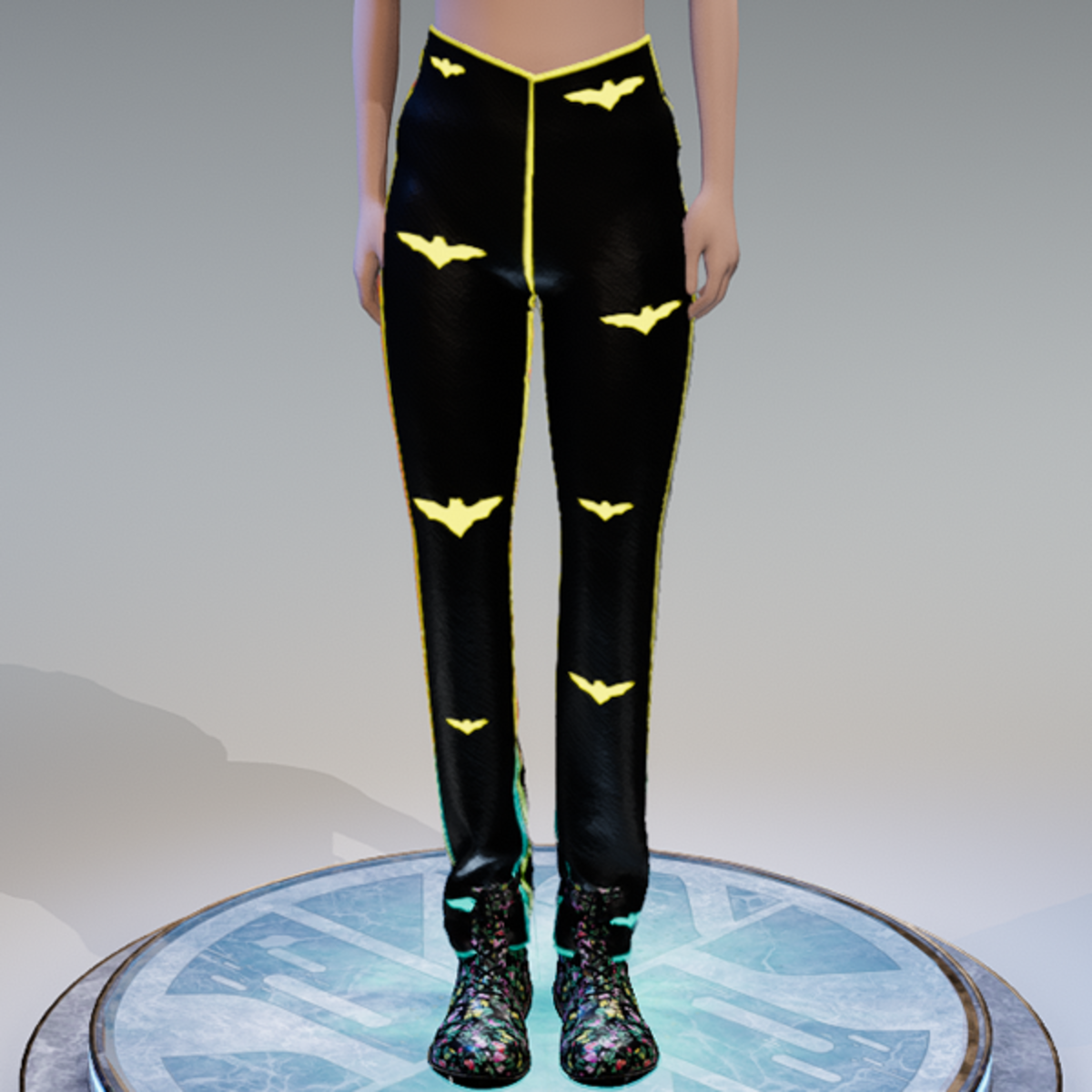 Bat Pants Color Change Emissive
