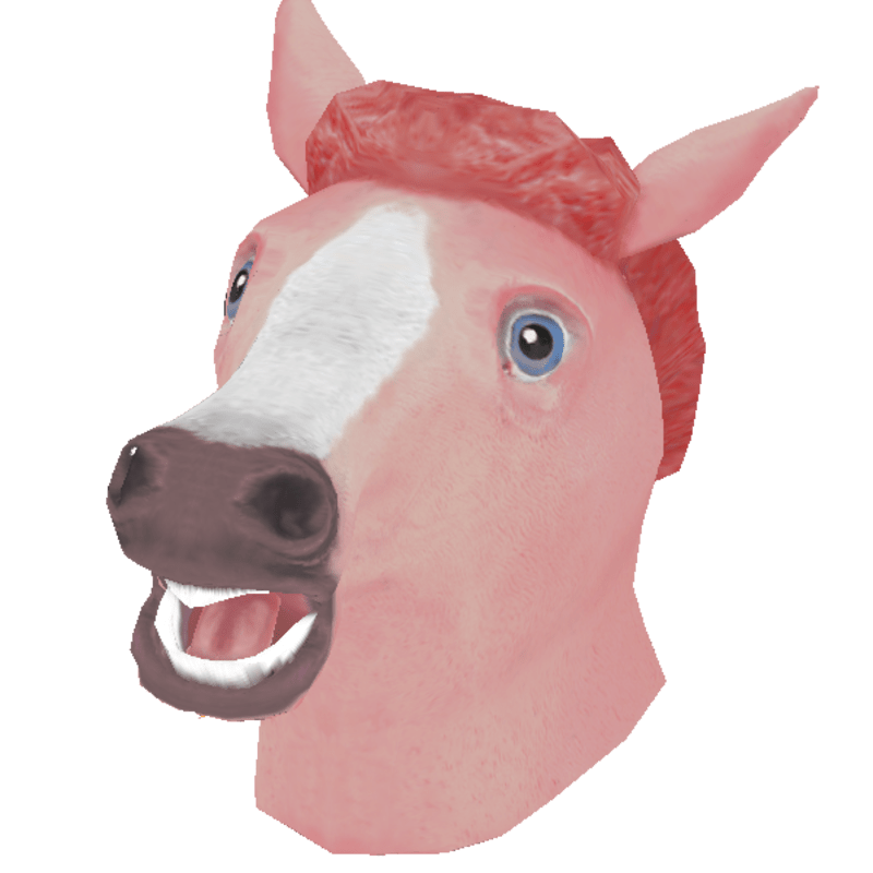 Horse Head (m) color pink