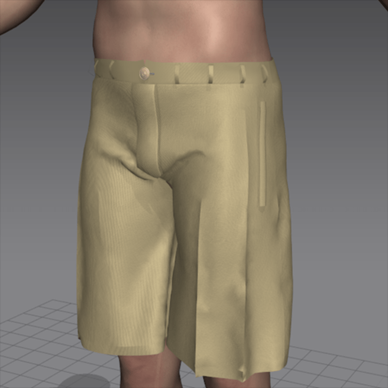mens khaki long shorts