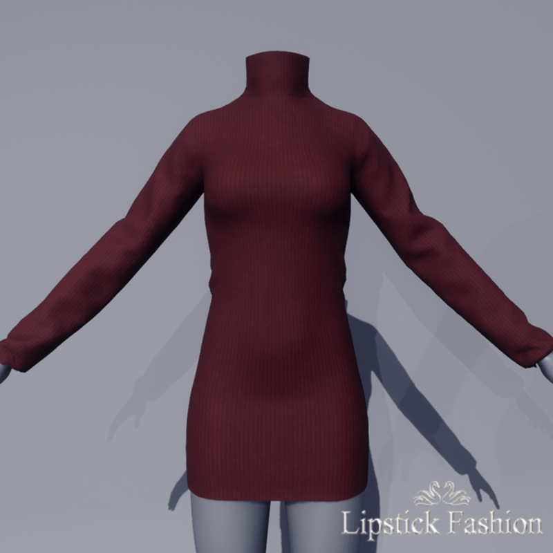 L.F. NOELLE KNIT DRESS RED