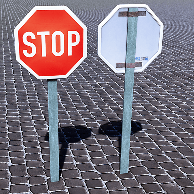 Street Sign - French Stop