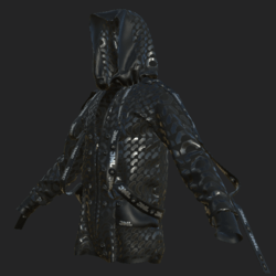 IMYJA JACKET_ V BLACK A