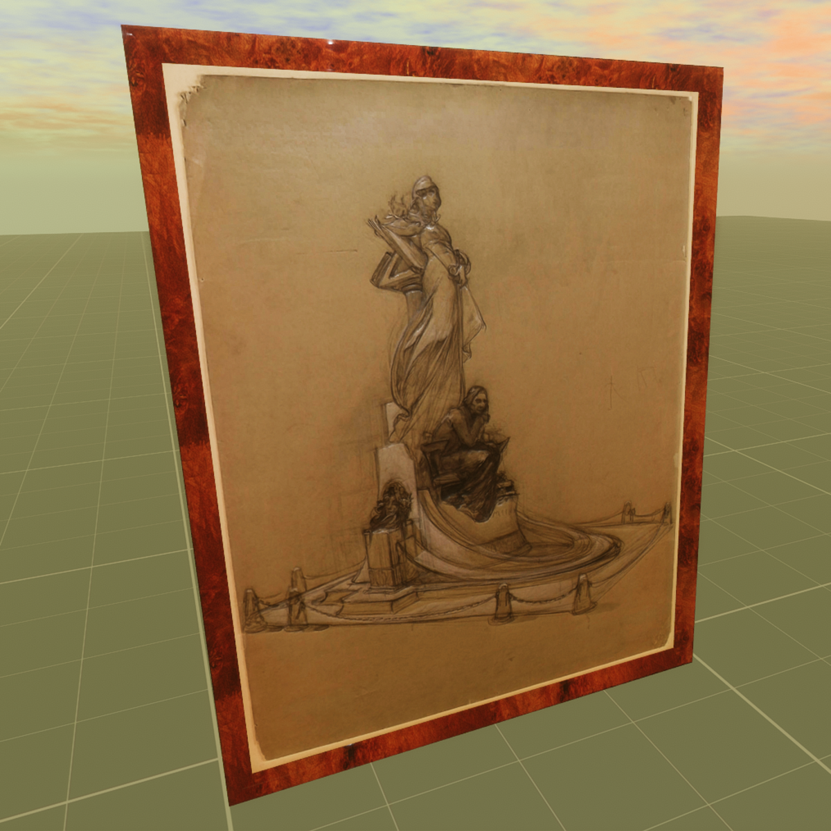 Design for a Monument Alphonse Mucha