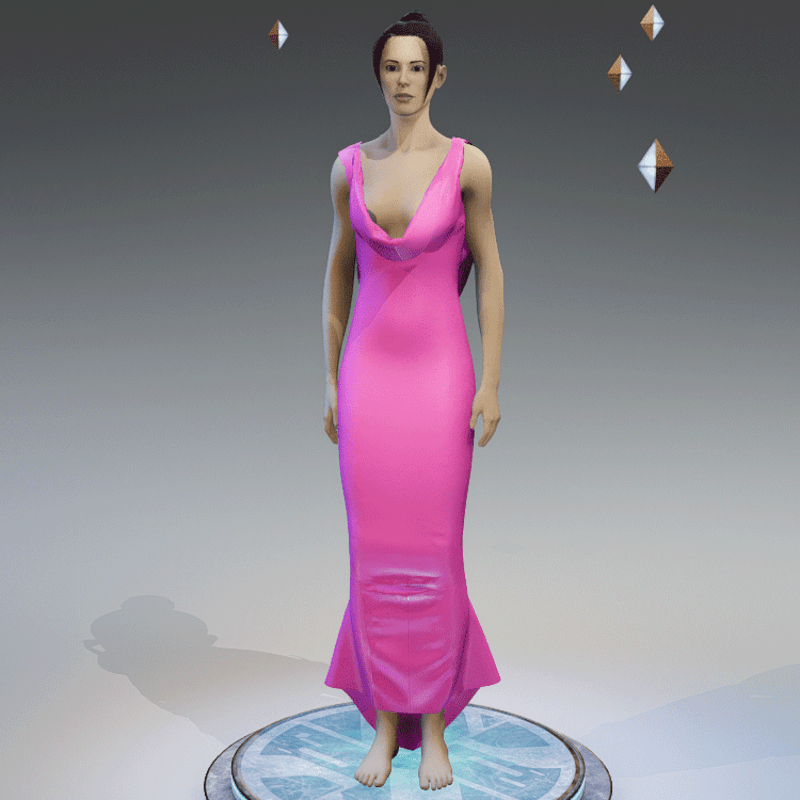 Elegant Dress BABY PINK