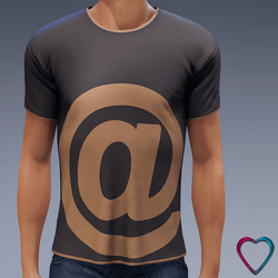 Men TeeShirt - At sign