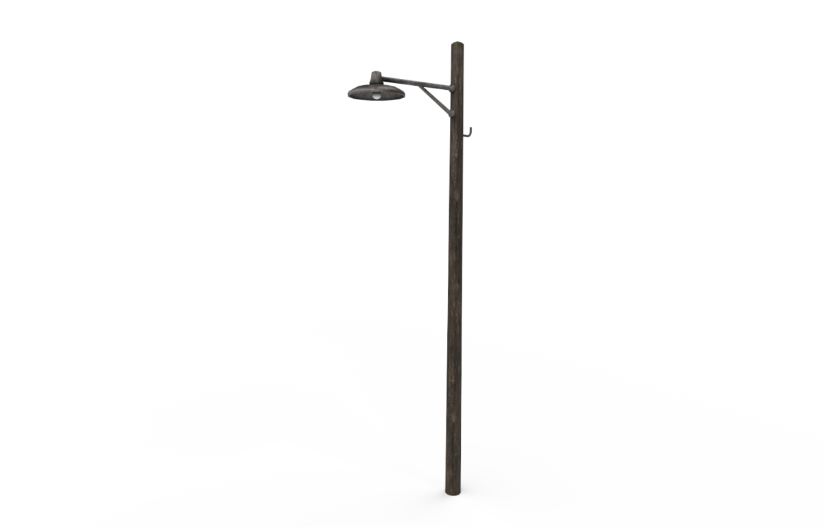 Wooden Light pole