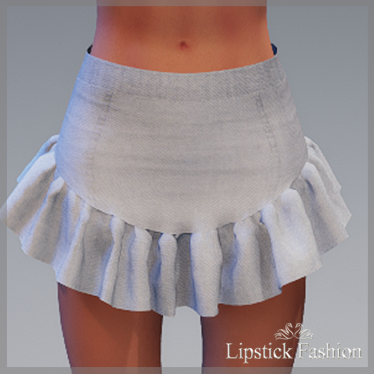 L.F. Lulu Skater Skirt - White