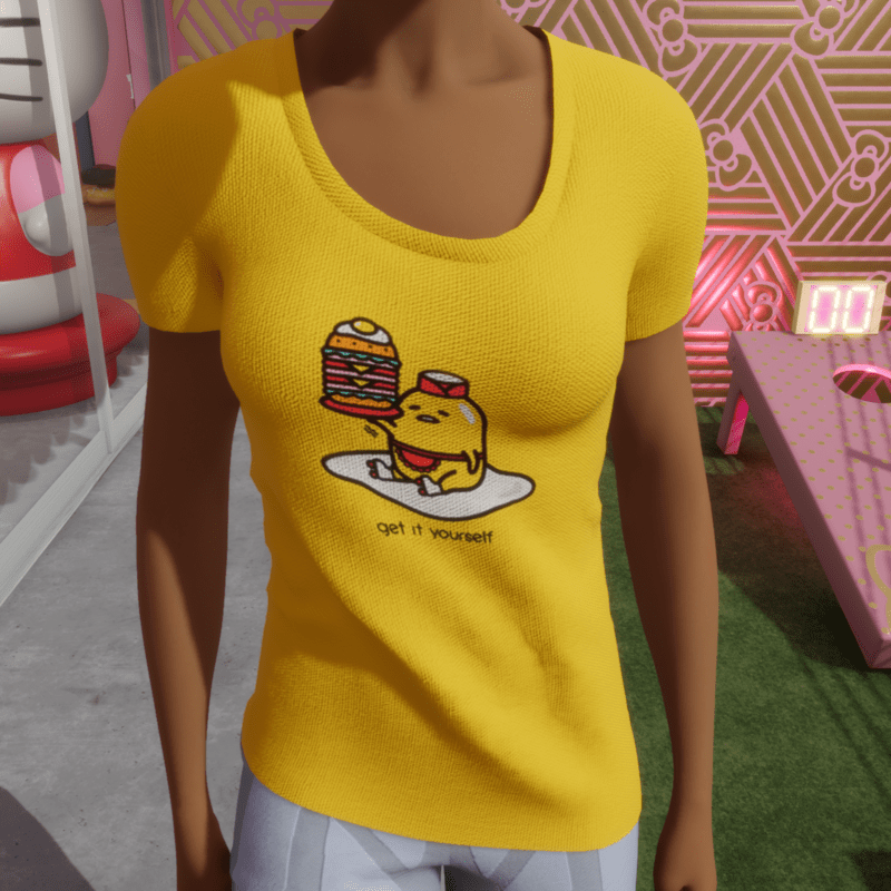 Gudetama "get it yourself" T-shirt - Female