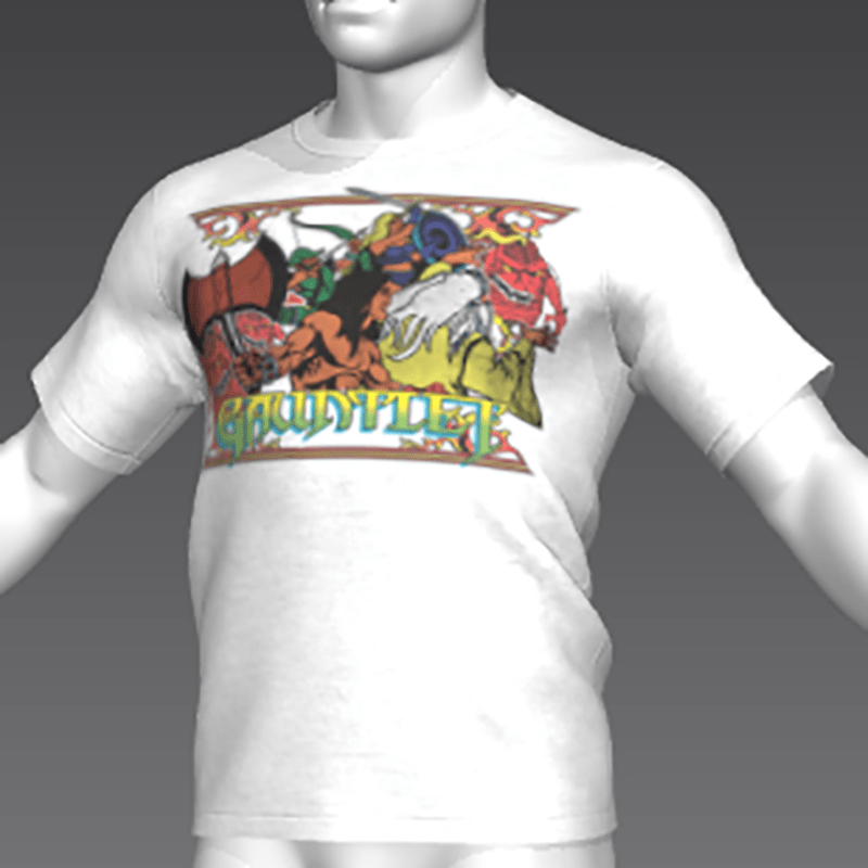 Ready Player One: Gauntlet T-Shirt 02 (White) (M)