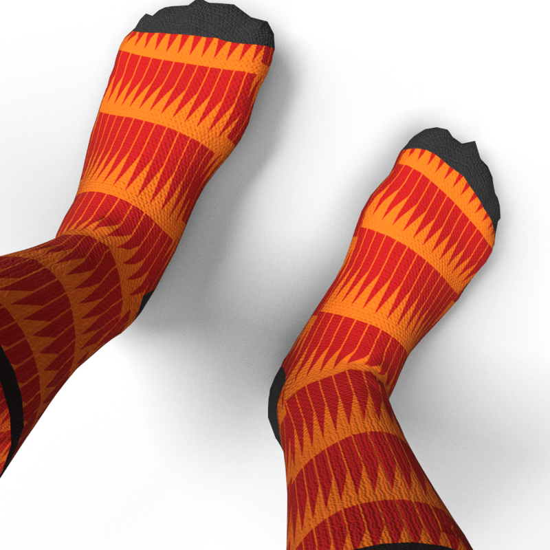 Flames Socks female