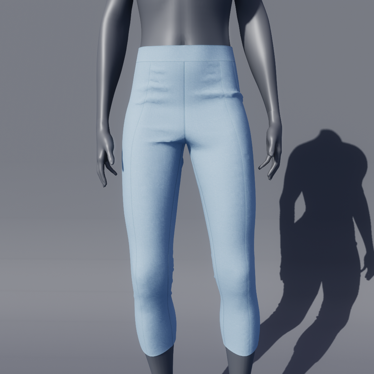 MOLLY CAPRI PANTS LIGHTBLUE