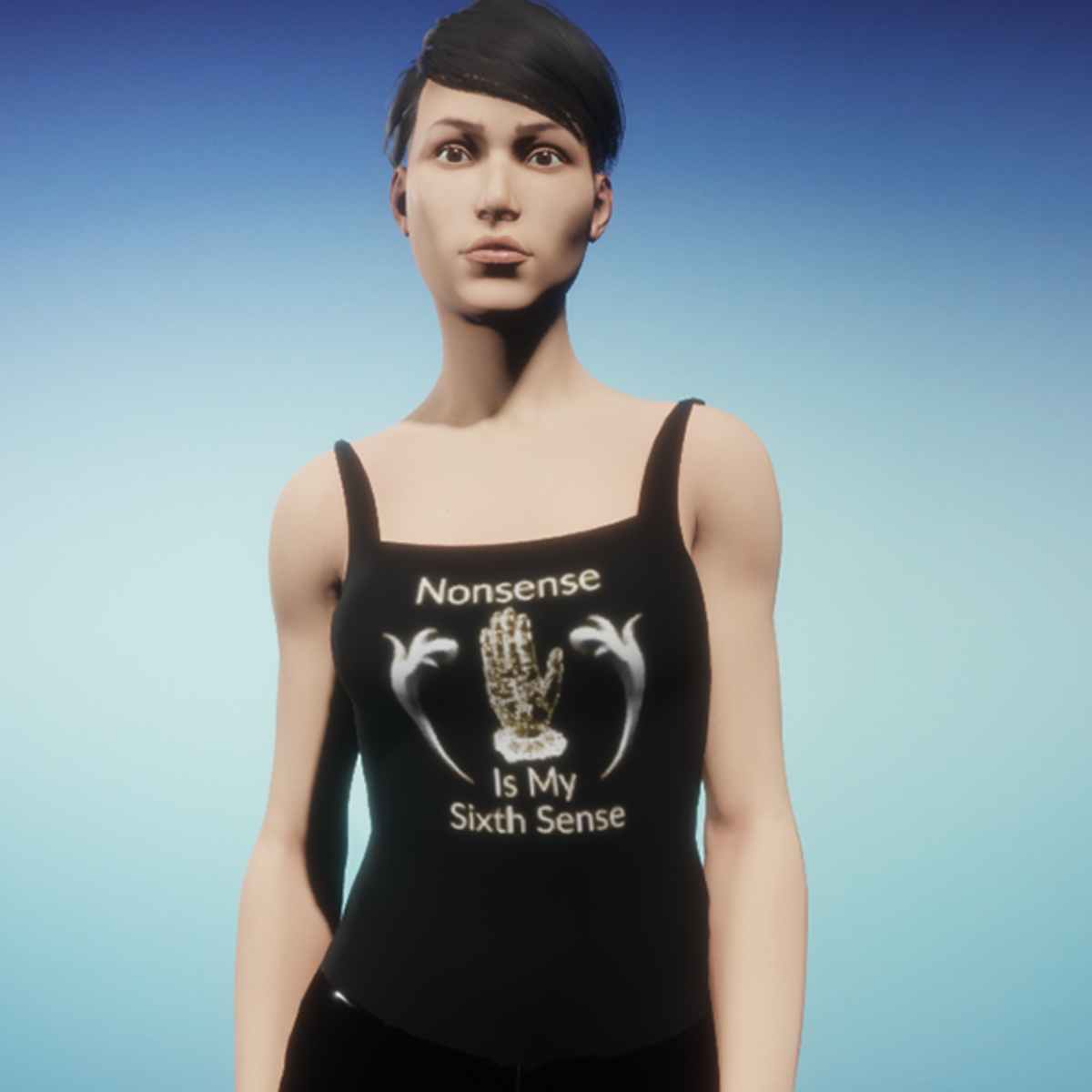 Nonsense is my Sixth Sense Shirt (womens)