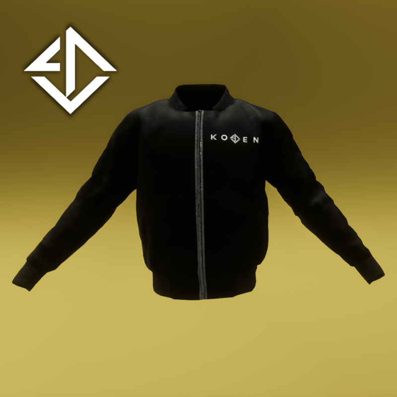 KOVEN BOMBERJACKET BLACK NEON