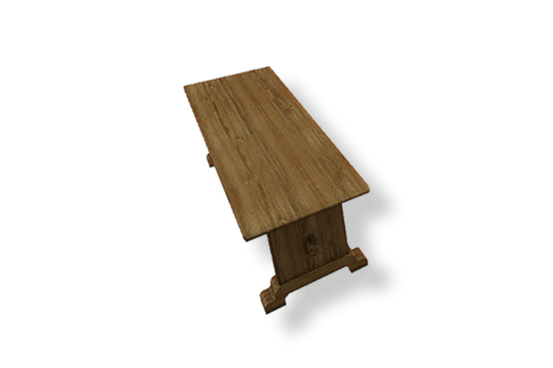 Black Rose Medieval Bench