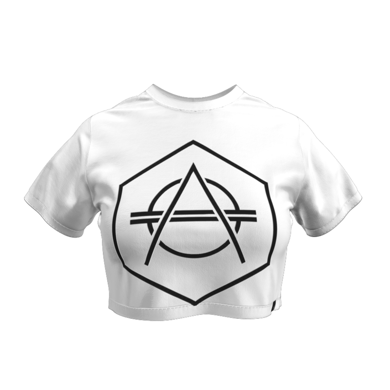 Don Diablo White Crop Top Female