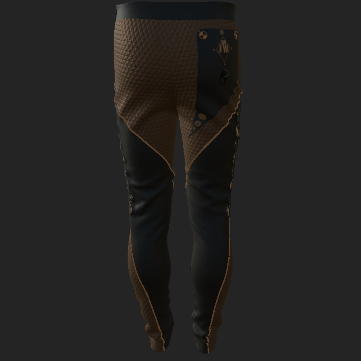 IBO_ PANTS_ EMISSIVE BROWN