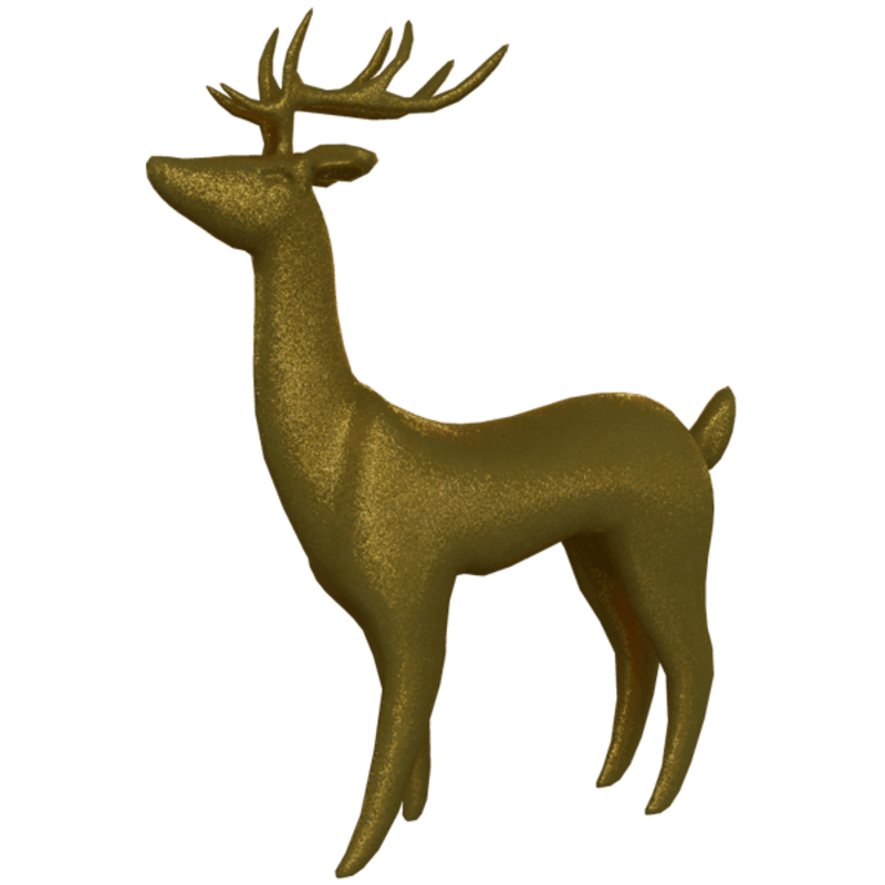 Christmas Deer with horns